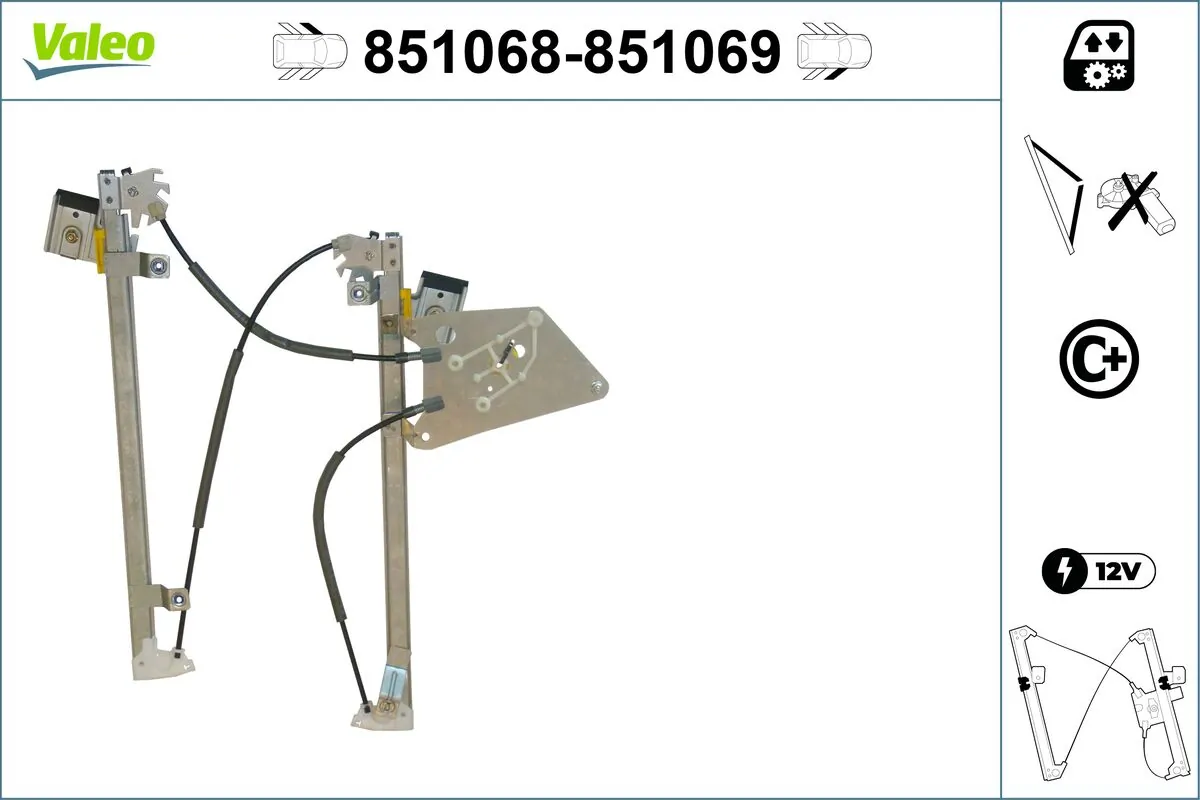 VALEO 851068 Window Regulator