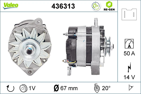 VALEO 436313 Alternator