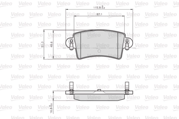 Brake Pad Set, disc brake OPTIPACK for LCV 872669