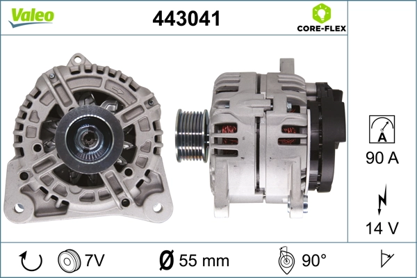 Alternator VALEO CORE-FLEX 443041