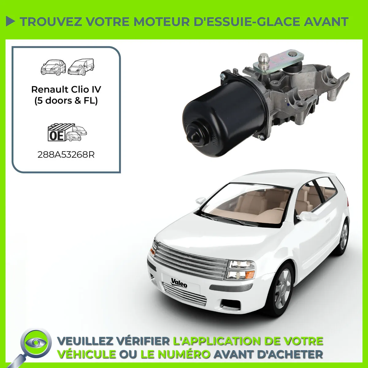 VALEO 582756 Wiper Motor