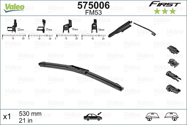 Wiper Blade FIRST MULTICONNECTION 575006
