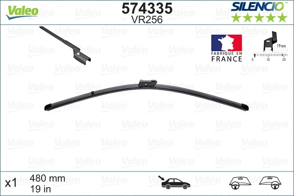 Wiper Blade SILENCIO REAR 574335
