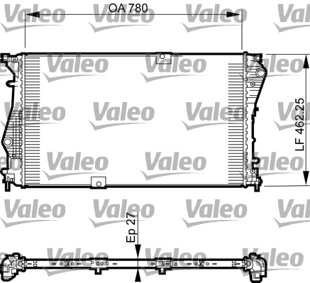 Radiator, engine cooling 735599