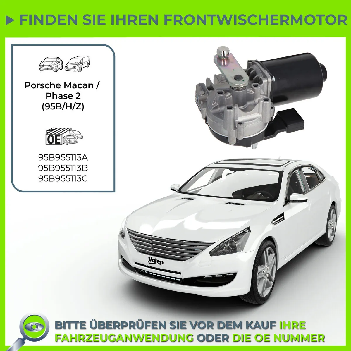 VALEO 582671 Wiper Motor