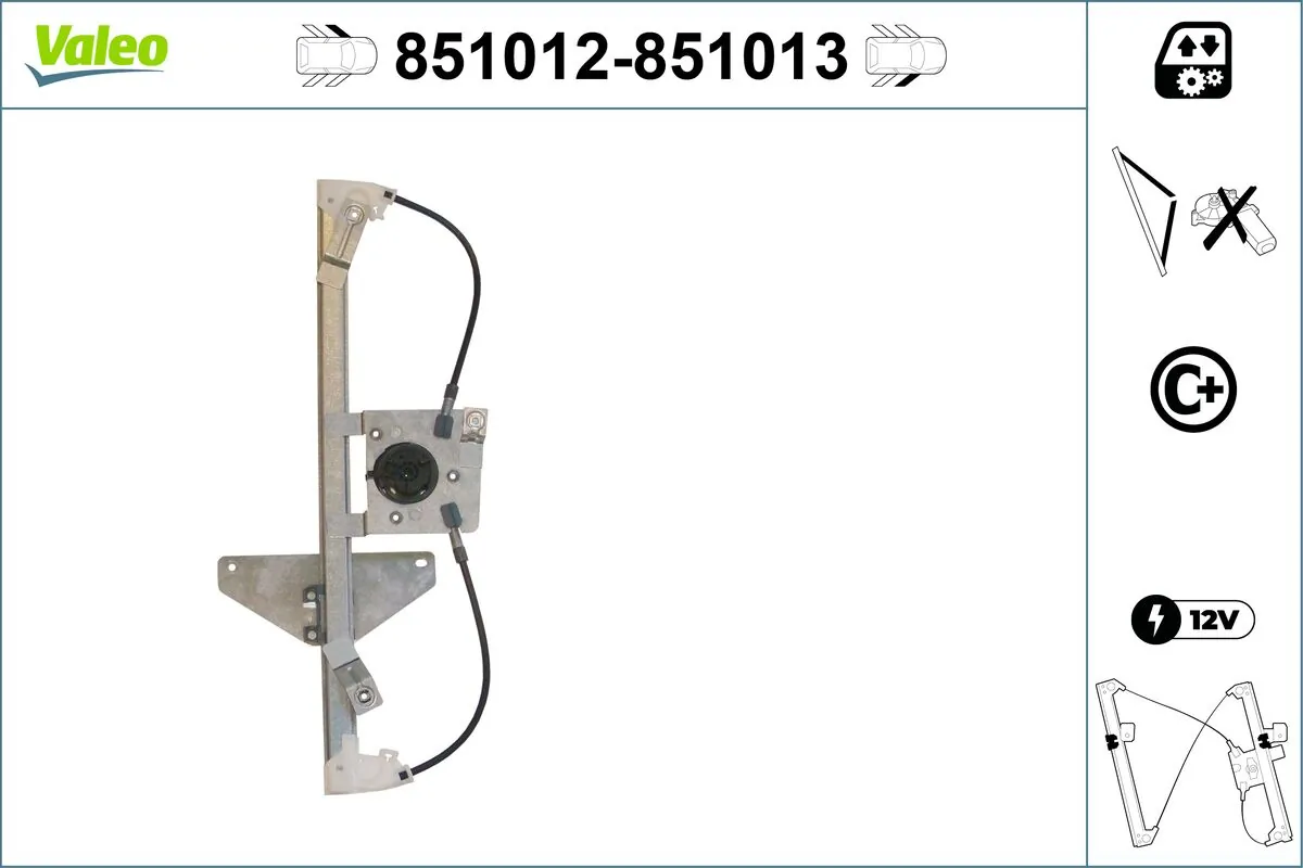 VALEO 851012 Window Regulator