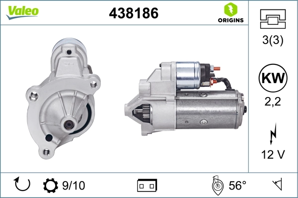VALEO 438186 Starter