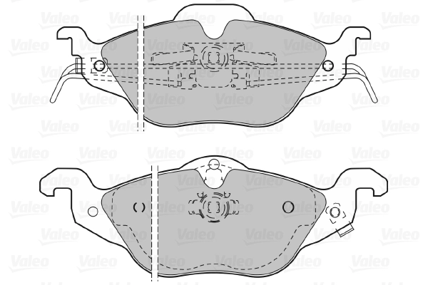 Brake Pad Set, disc brake 598322