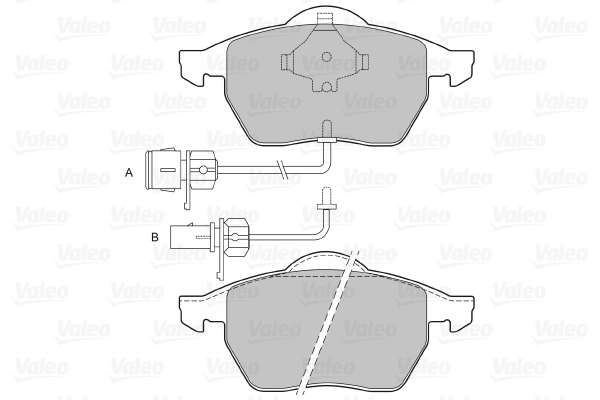 Brake Pad Set, disc brake 598483