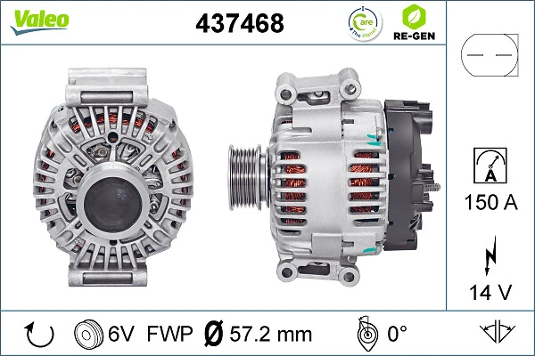 VALEO 437468 Alternator