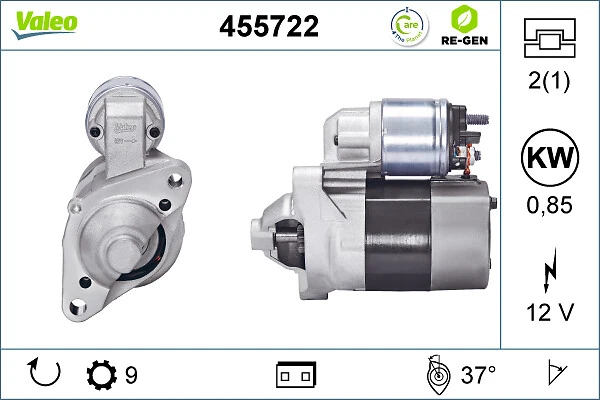 VALEO 455722 Starter
