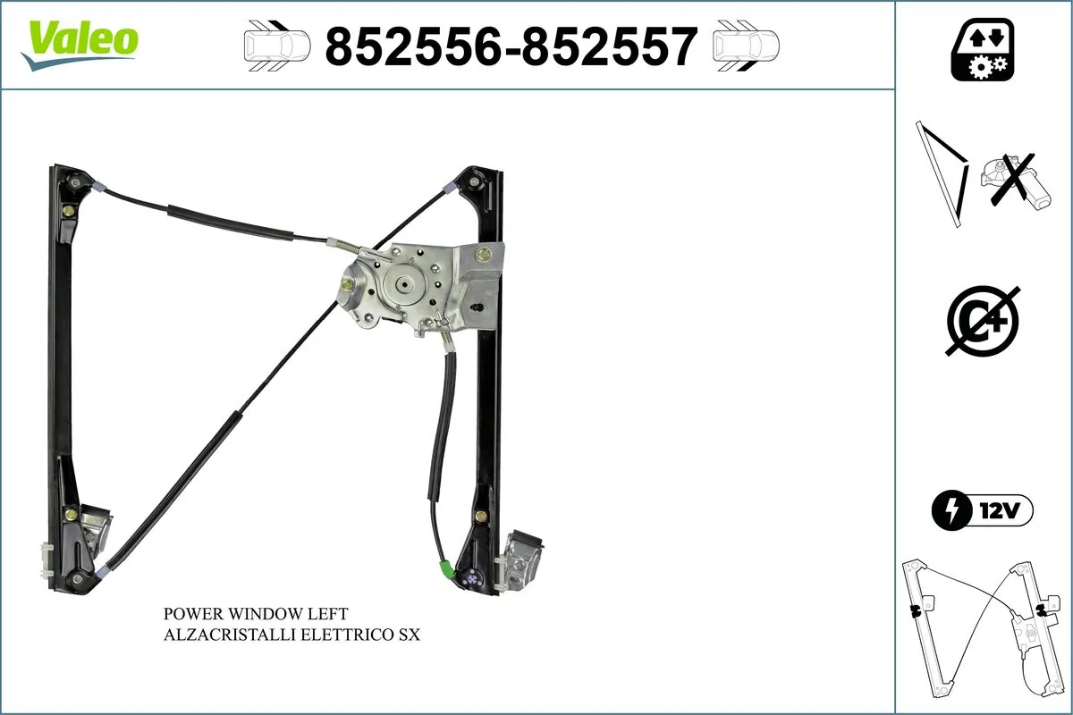 VALEO 852556 Window Regulator