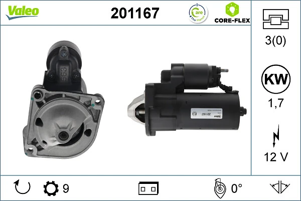 VALEO 201167 Starter