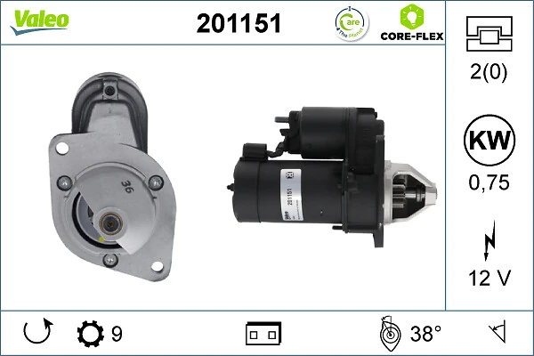 VALEO 201151 Starter