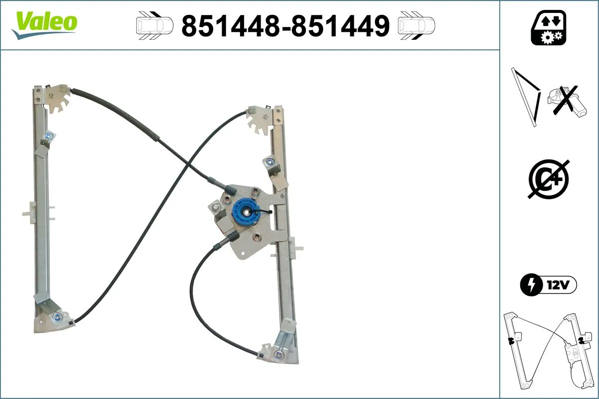 VALEO 851448 Window Regulator
