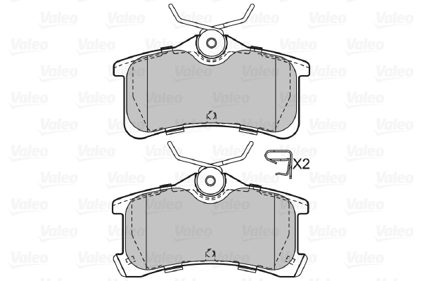 Brake Pad Set, disc brake 598810