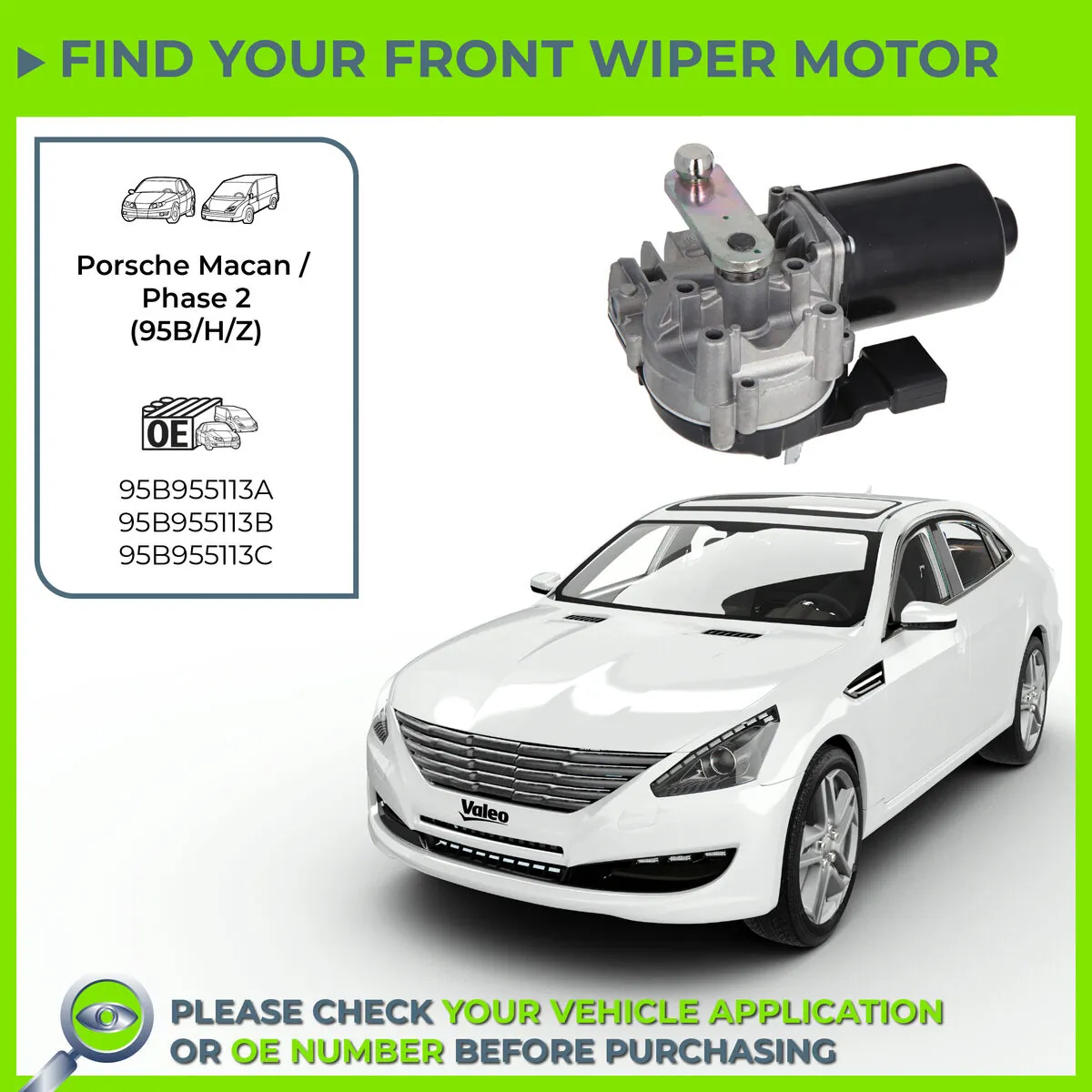 VALEO 582671 Wiper Motor