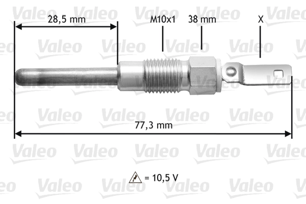 VALEO 345197 Glow Plug