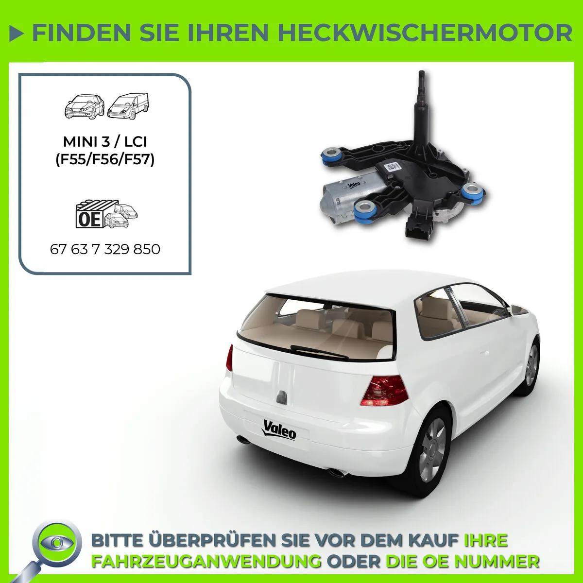 VALEO 582707 Wiper Motor