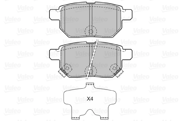 Brake Pad Set, disc brake 598933