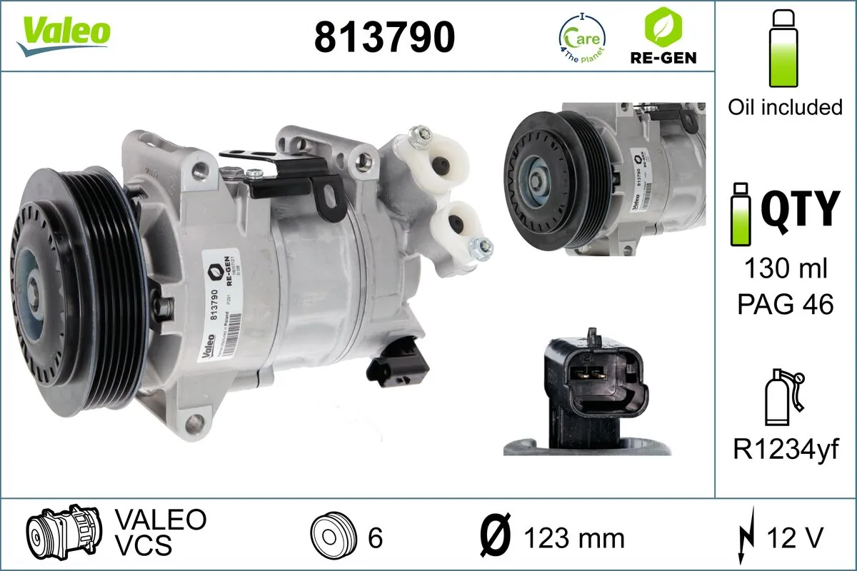 VALEO 813790 Compressor, air conditioning