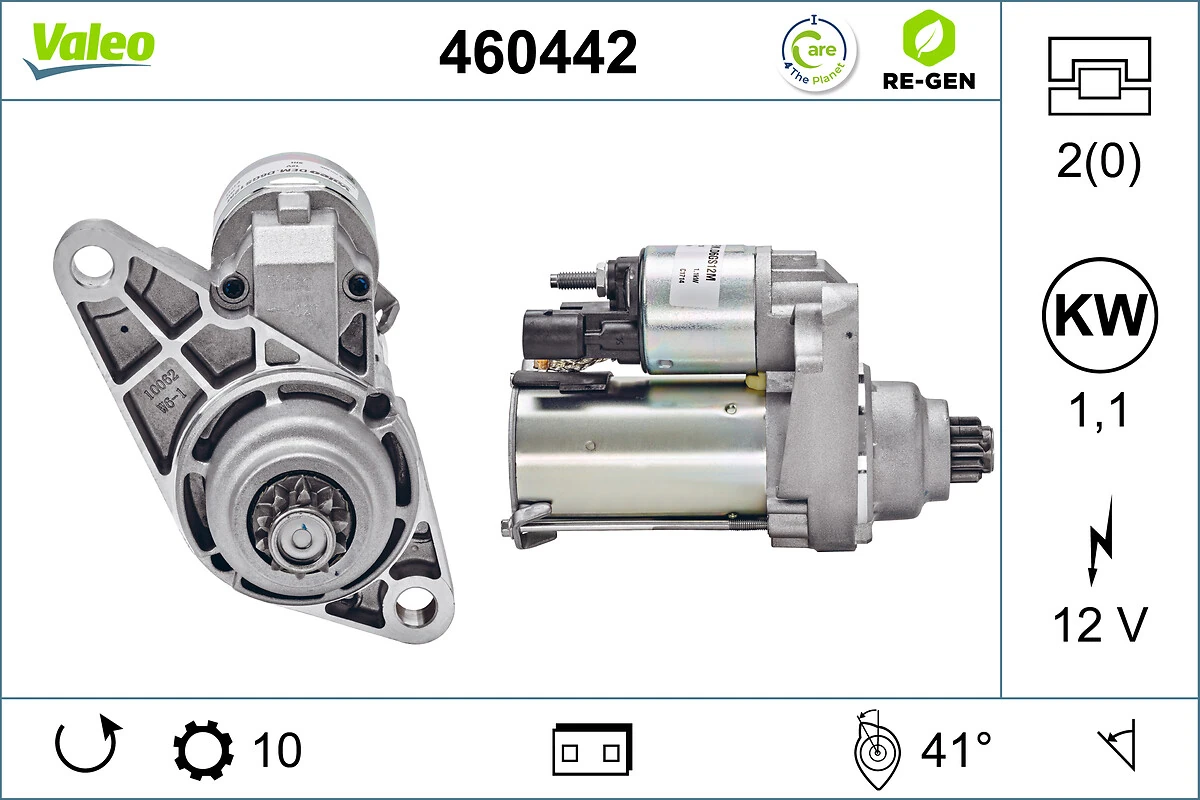 Starter VALEO RE-GEN REMANUFACTURED 460442