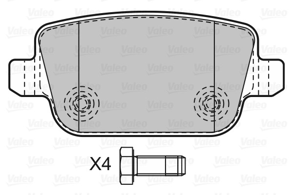 Brake Pad Set, disc brake 598935