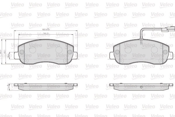 Brake Pad Set, disc brake OPTIPACK for LCV 872147