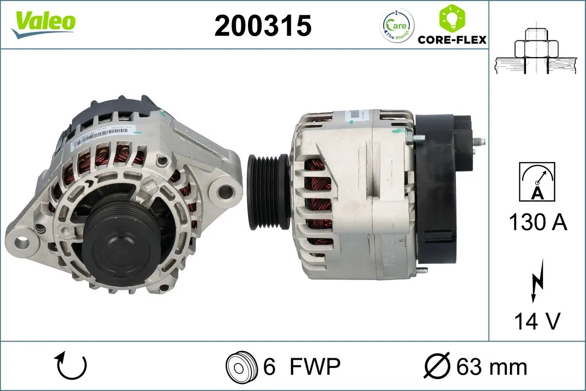 VALEO 200315 Alternator