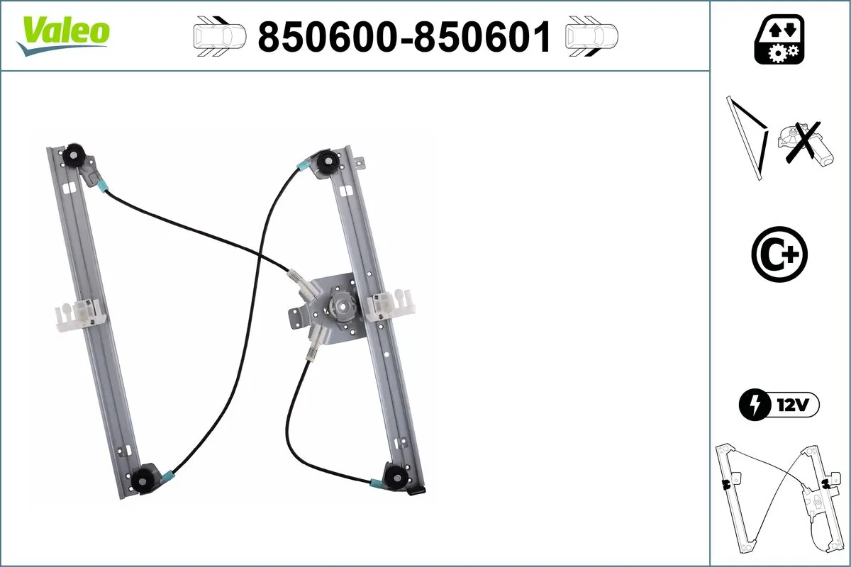 VALEO 850600 Window Regulator