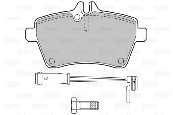 Brake Pad Set, disc brake 598704