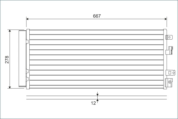 Condenser, air conditioning 822575