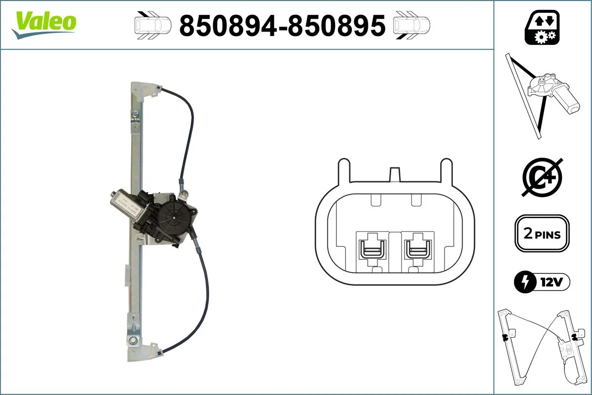 VALEO 850894 Window Regulator