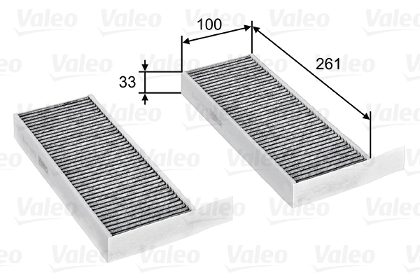 Filter, cabin air VALEO PROTECT 715805