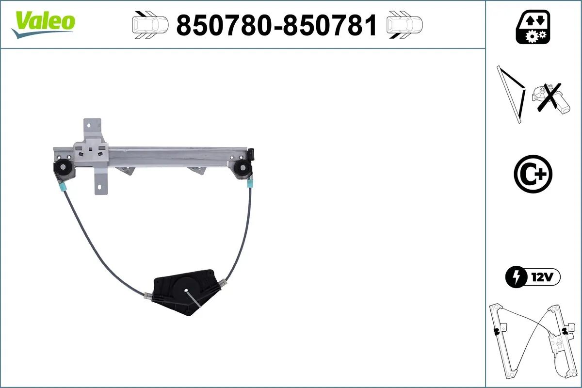 VALEO 850780 Window Regulator