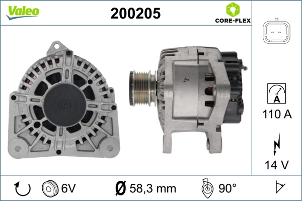 VALEO 200205 Alternator