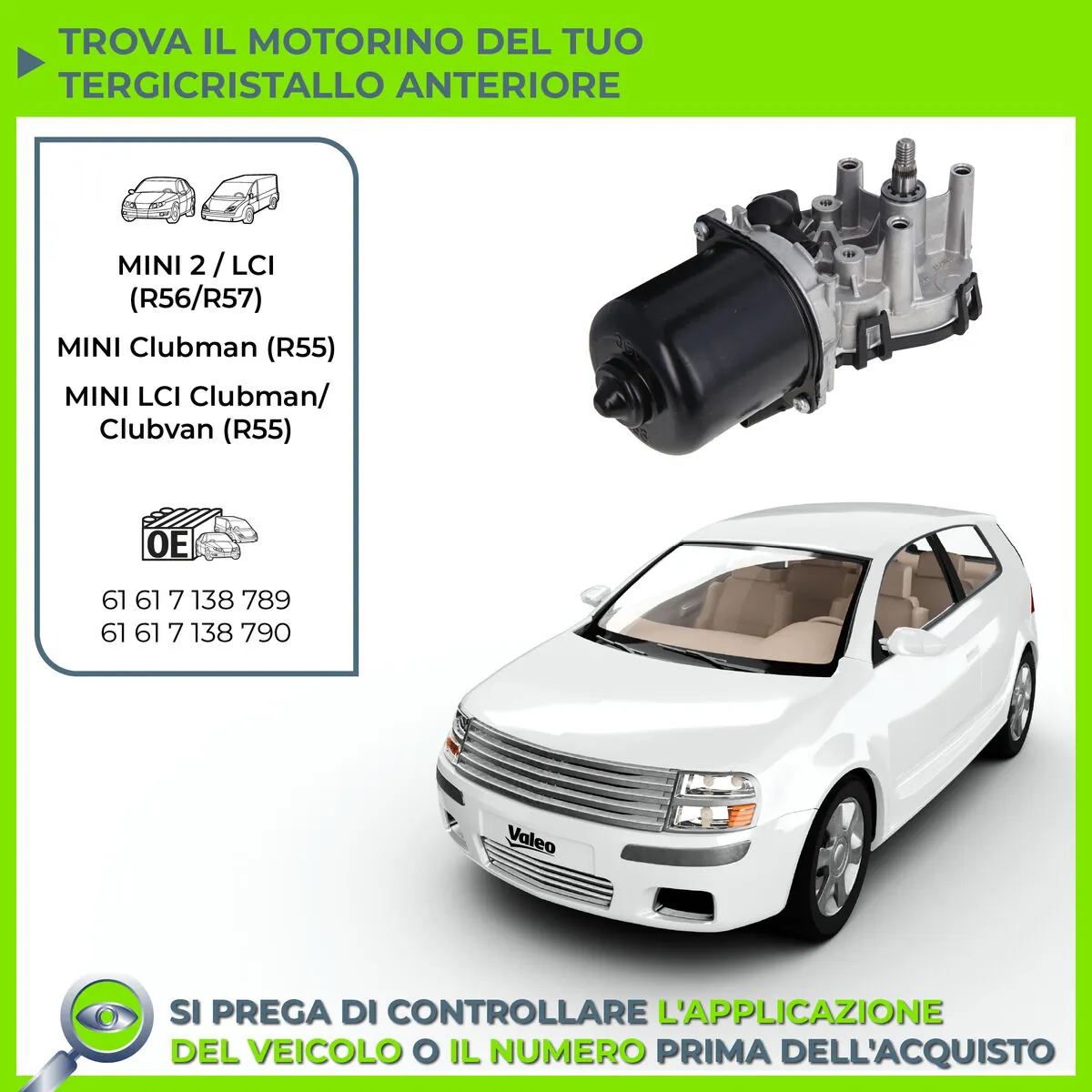 VALEO 582712 Wiper Motor