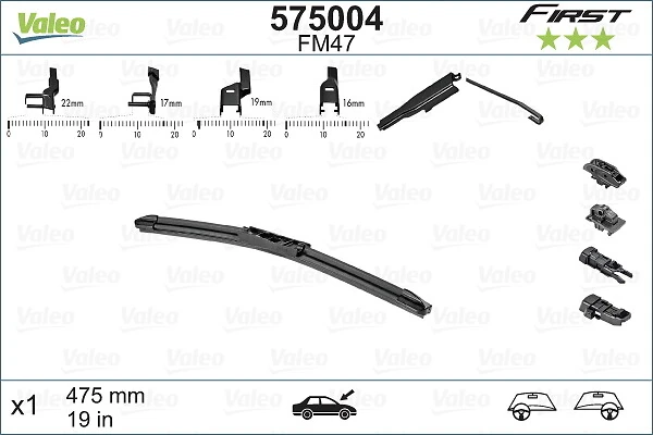 Wiper Blade FIRST MULTICONNECTION 575004