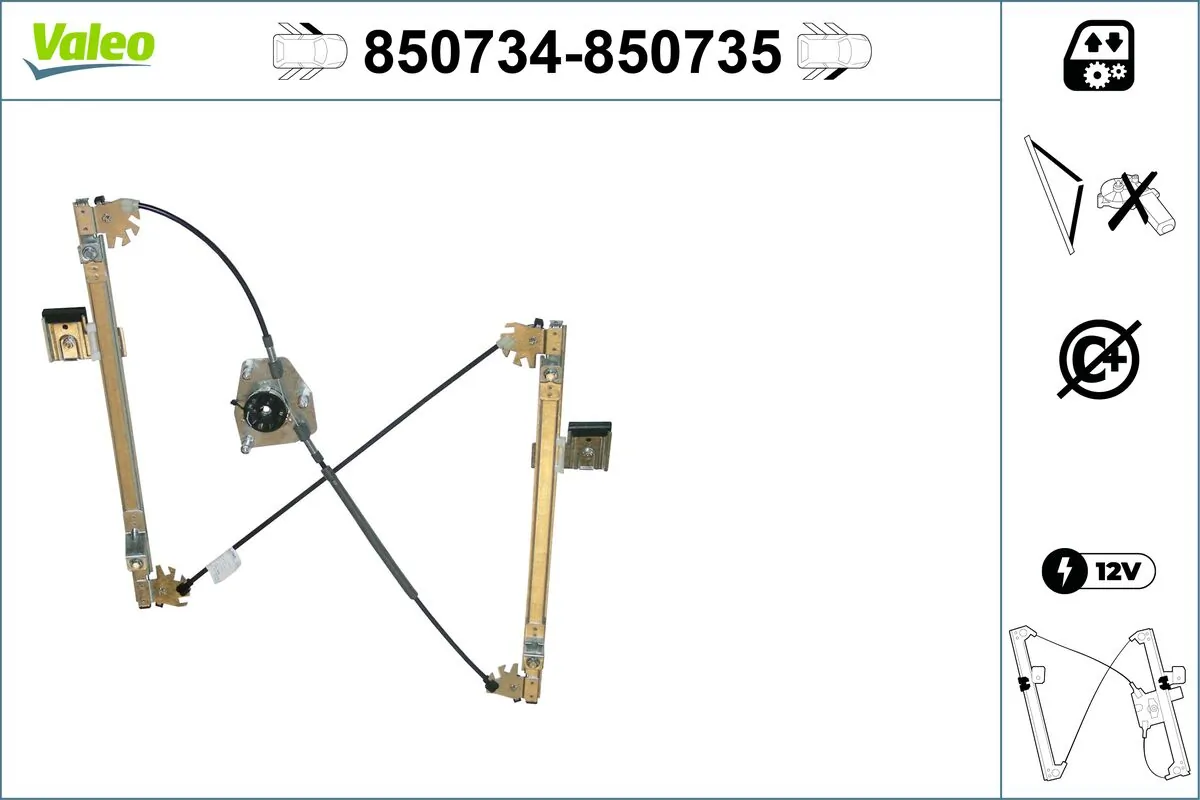 VALEO 850734 Window Regulator