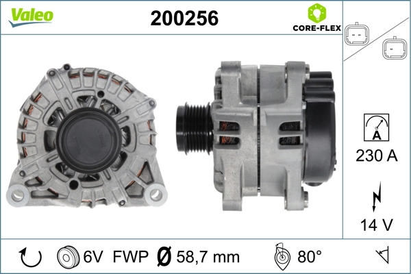 VALEO 200256 Alternator