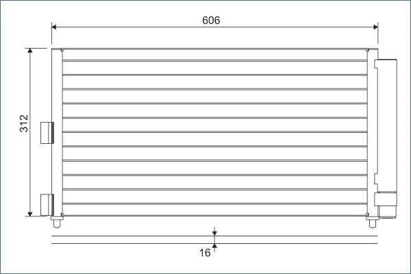 Condenser, air conditioning 818021