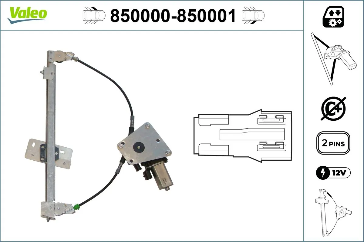 VALEO 850000 Window Regulator
