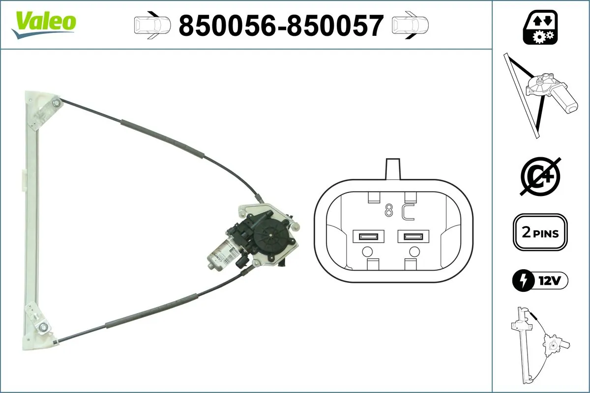 VALEO 850056 Window Regulator