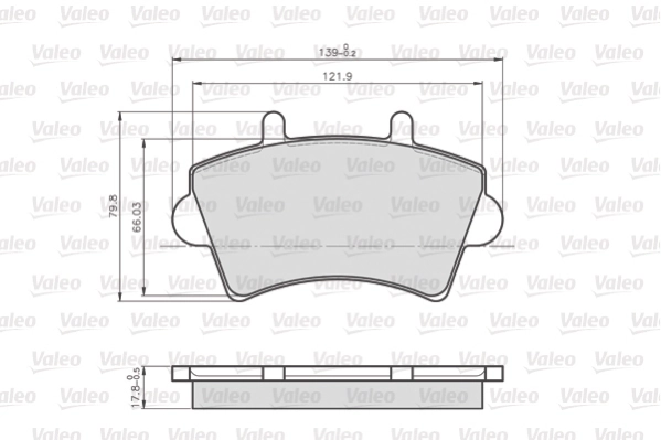 Brake Pad Set, disc brake OPTIPACK for LCV 872613