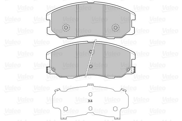Brake Pad Set, disc brake 598942