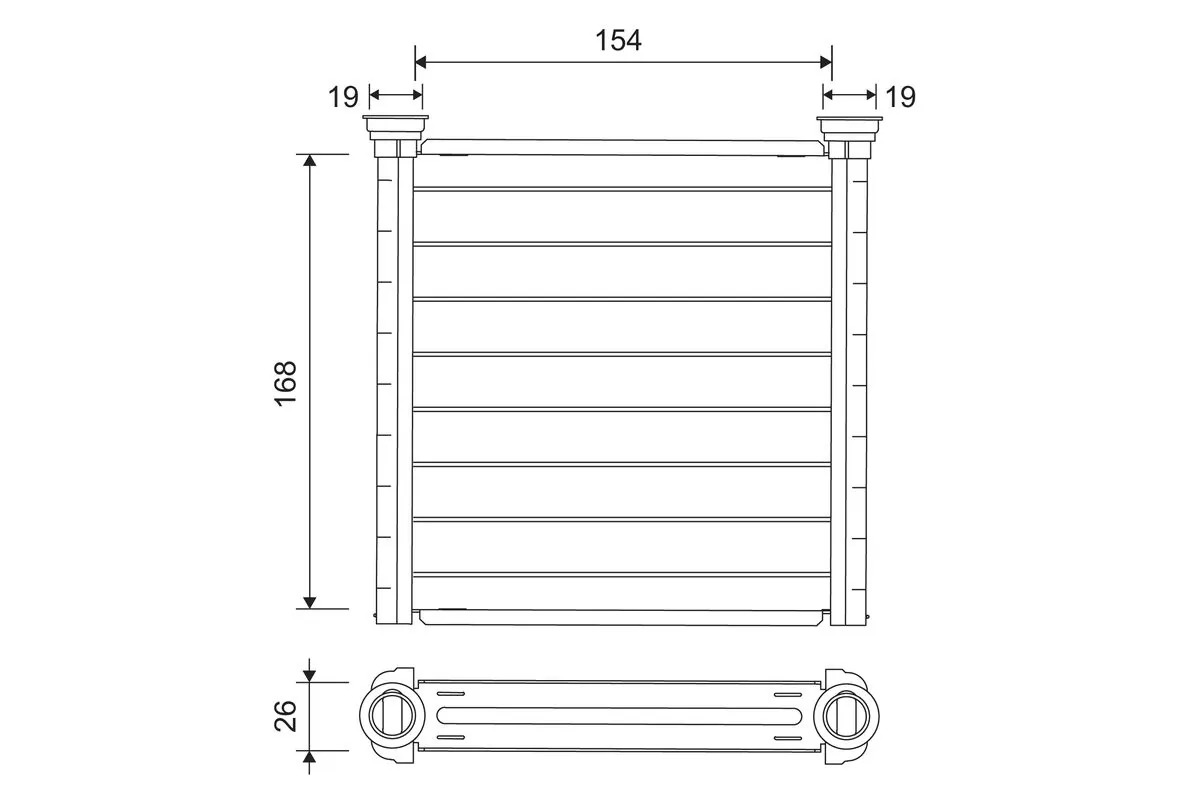 Heat Exchanger, interior heating 811649