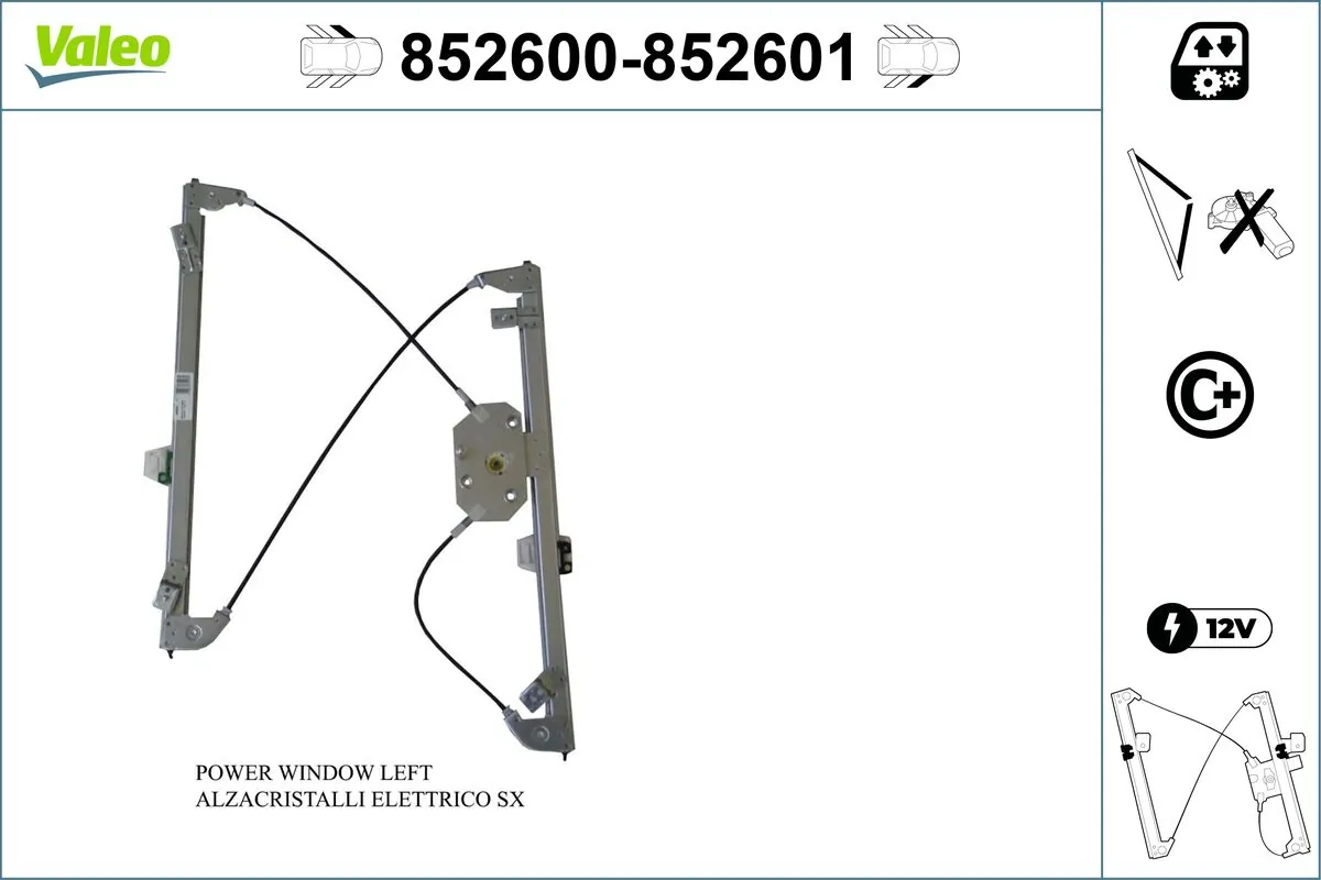 VALEO 852600 Window Regulator