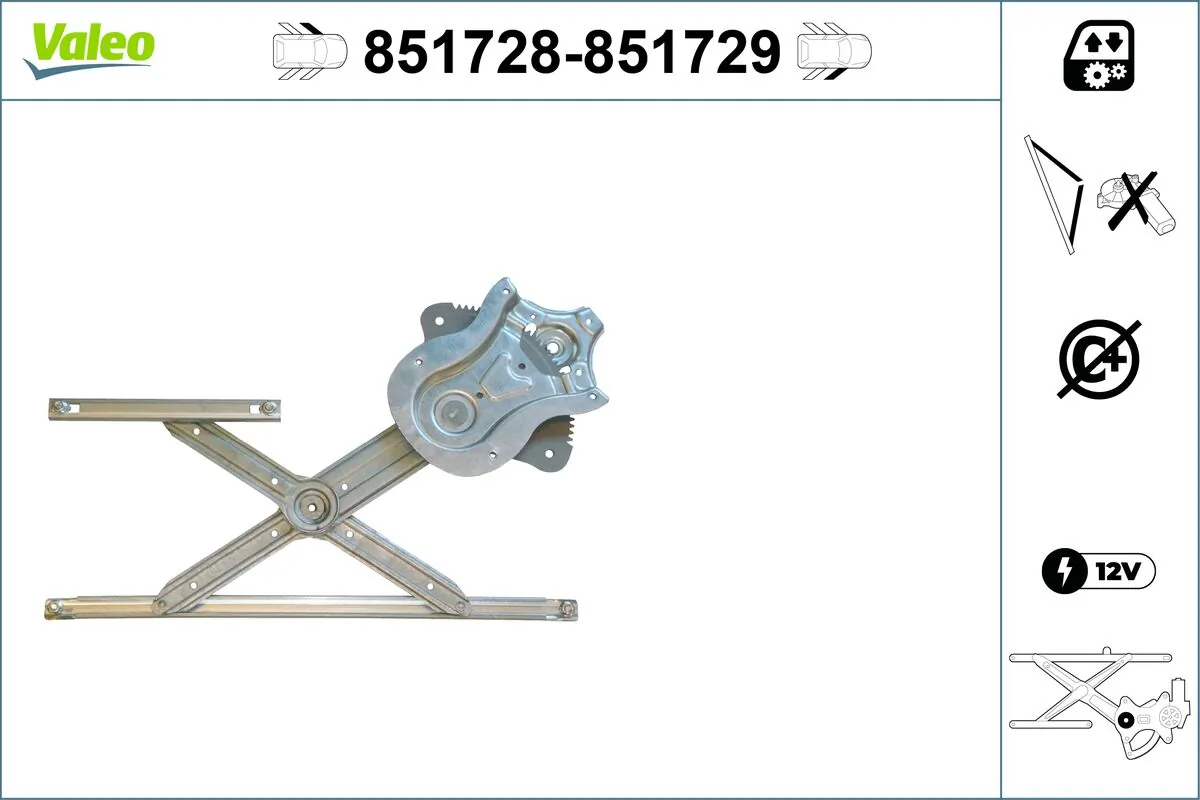 VALEO 851728 Window Regulator