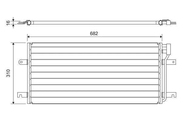 Condenser, air conditioning 814029