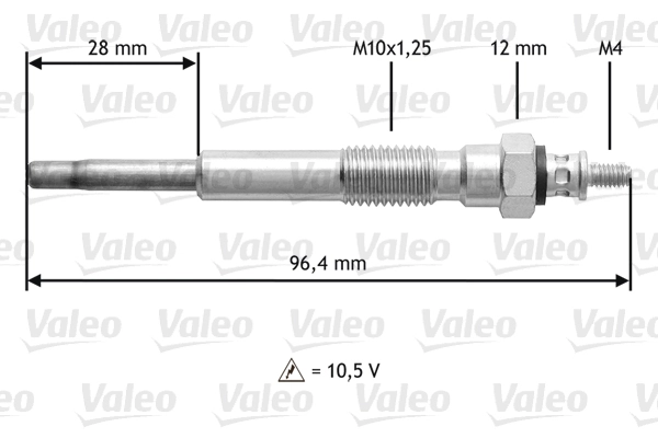 VALEO 345209 Glow Plug